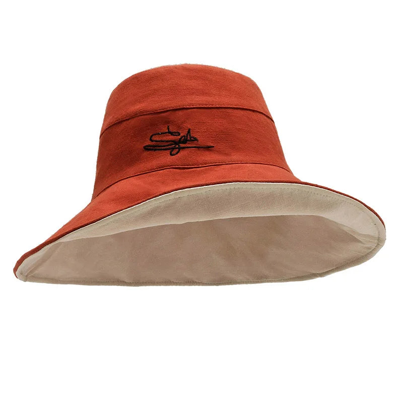 Women's Double-sided Large Brim Sun Hat