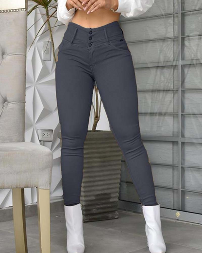 Women Casual High-Waisted Leggings