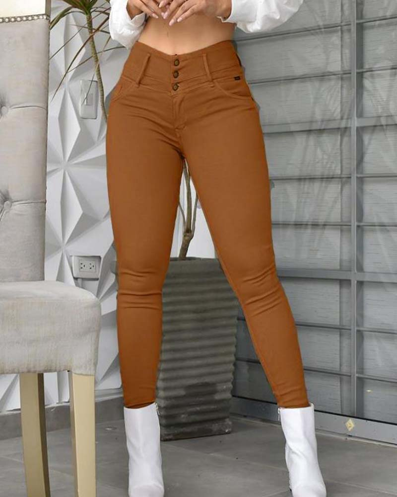 Women Casual High-Waisted Leggings