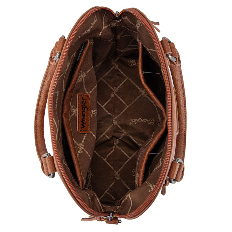 Wrangler Dome Satchel Crossbody Bag