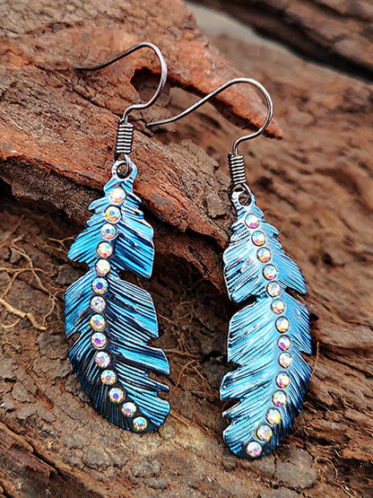 Vintage Feather Earrings