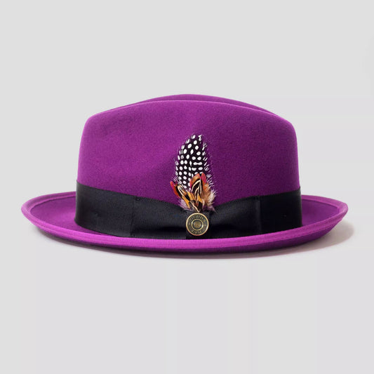 Tienda Bikary Fedora – Violet[Fast shipping and box packing]