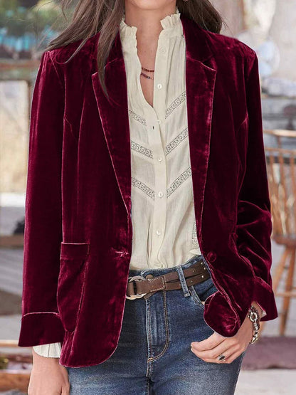 Velvet Blazer choice of colors