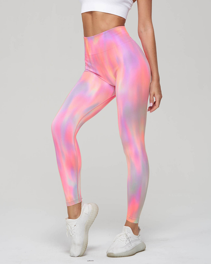 Aurora Sports Seamless Peach Hip Yoga Pants