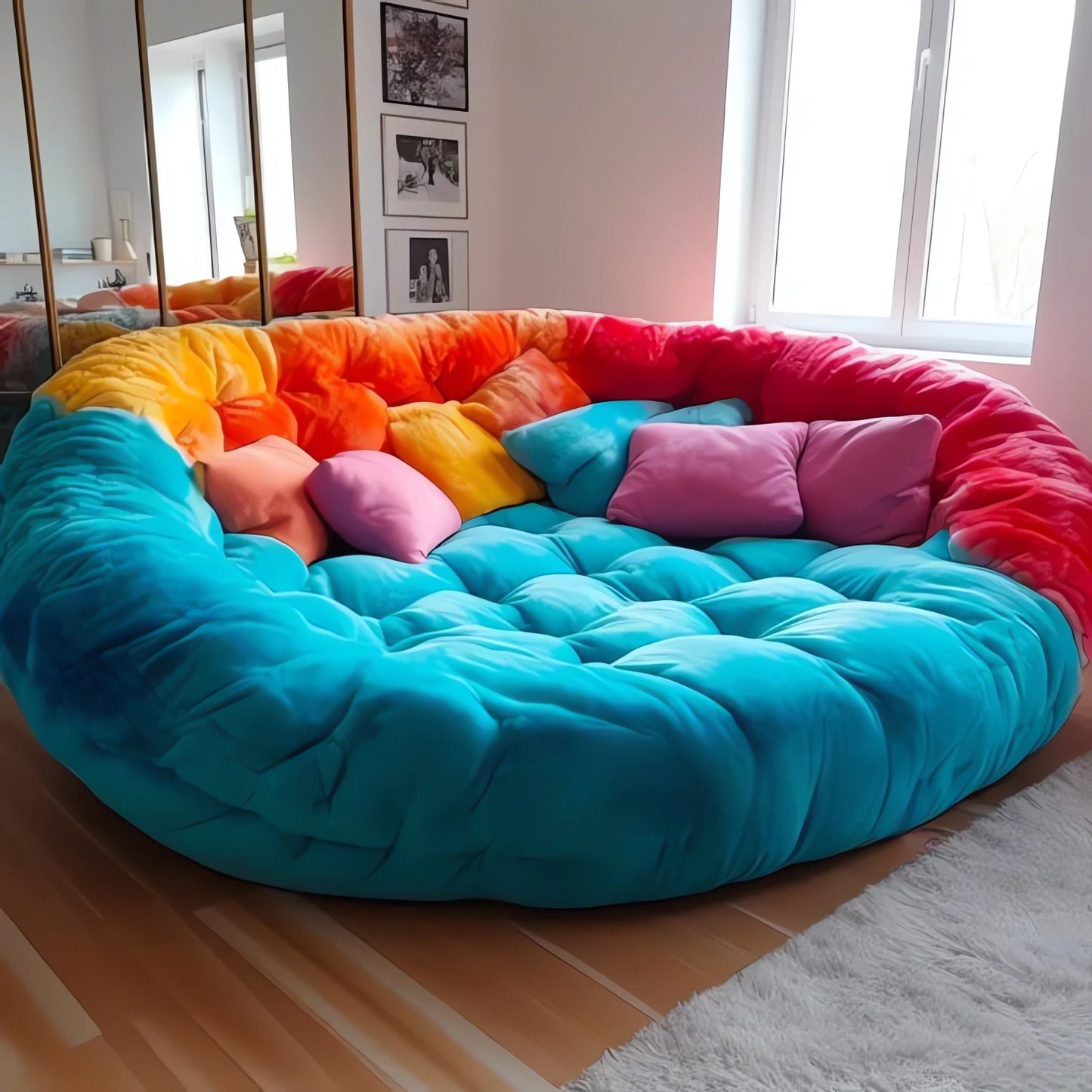 Giant Circular Movie Sofas