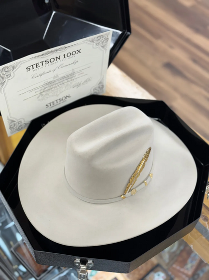 COWBOY HAT 100X EL PRESIDENTE SILVER BELLY COPA ALTA