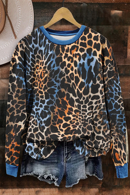 Leopard Print Sweatshirt