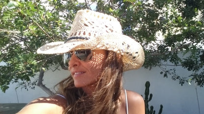 Boho cowboy hats for women, bohemian cowgirl straw hat, stetson western hats, kekugi