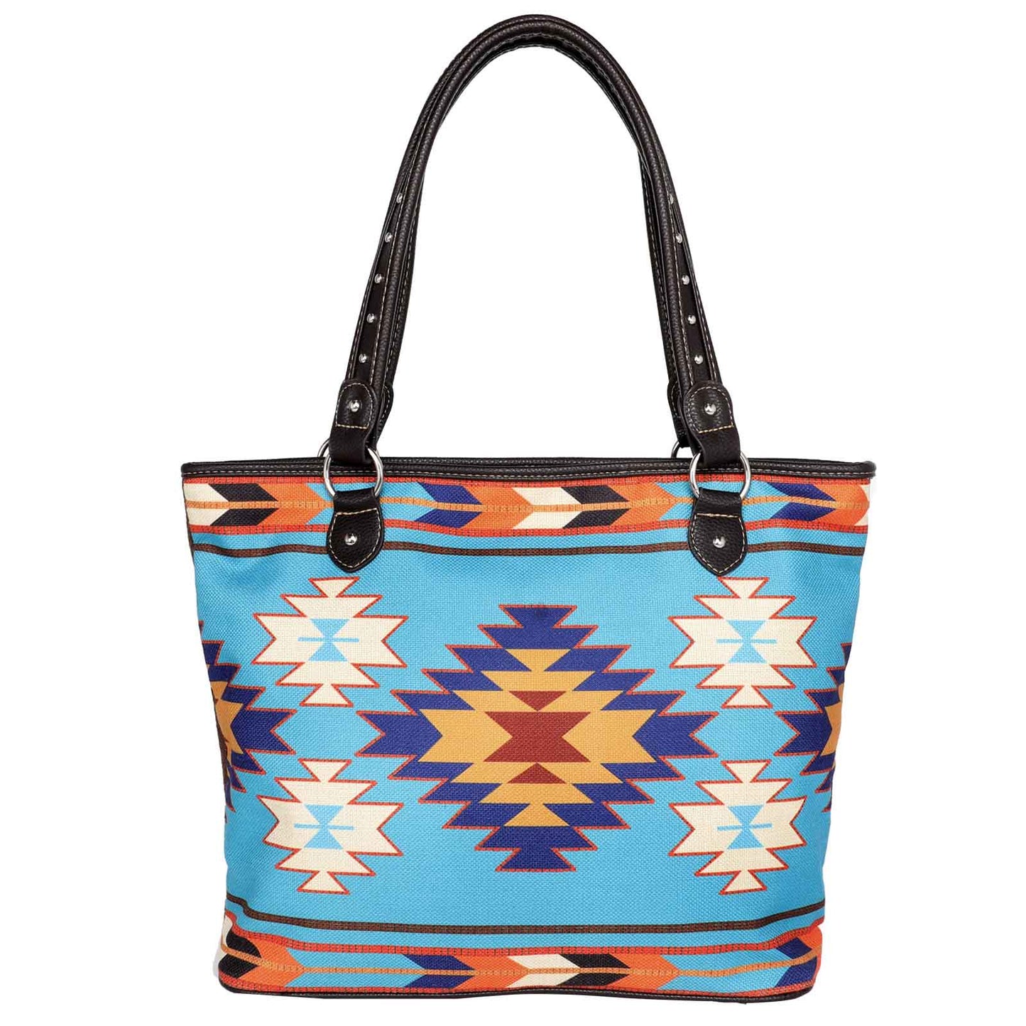 Montana West Aztec Canvas Tote Bag