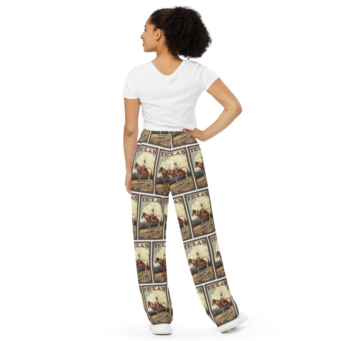 Texas Cowgirl Unisex Wide Leg Pants