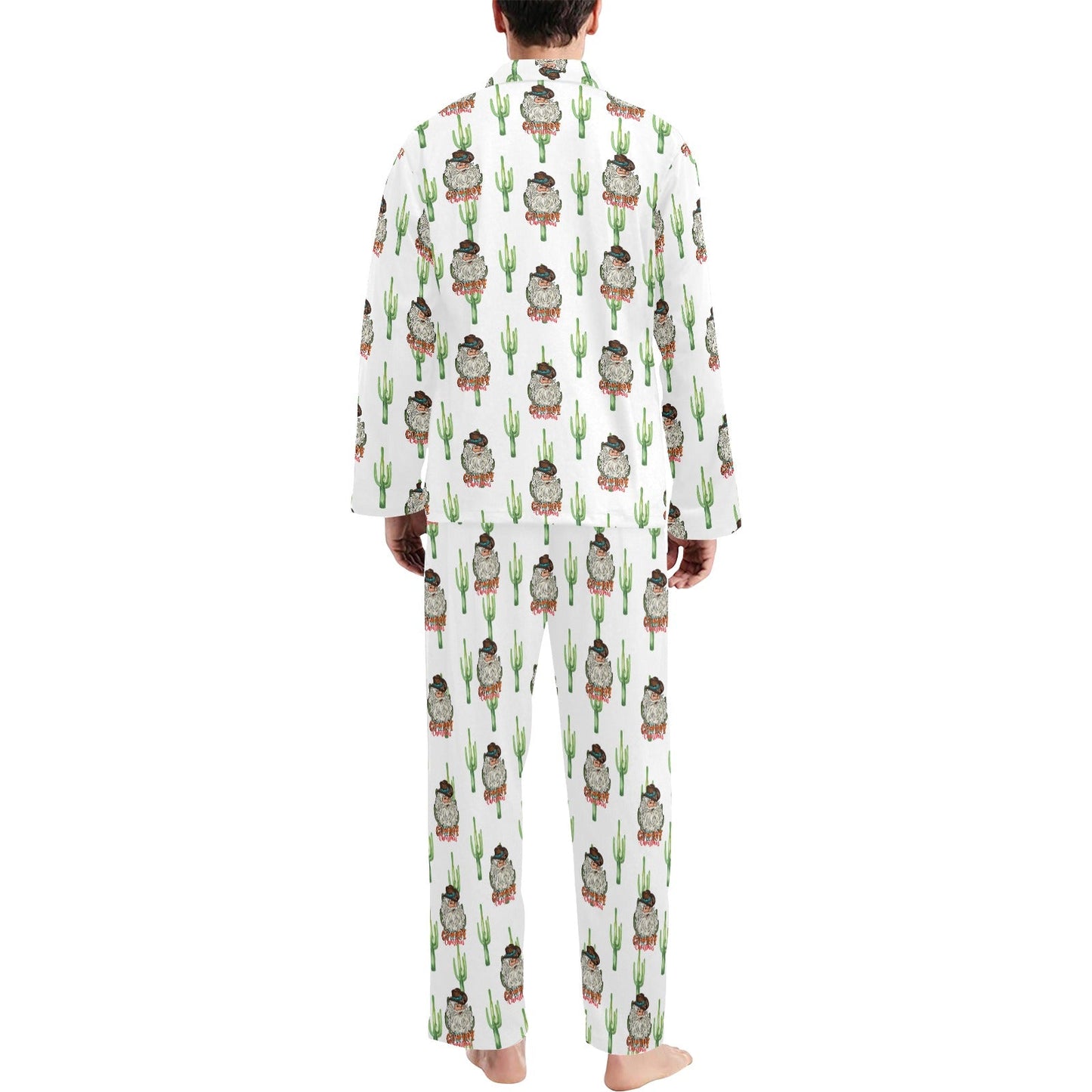 Cowboy Christmas Men's Western Pajama Set