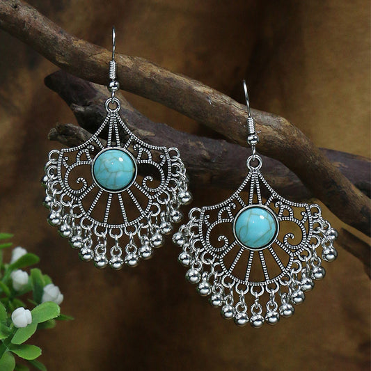 Women's Bohemian Geometric Alloy Retro Temperament Earrings