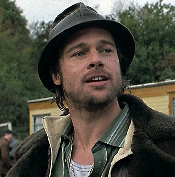 Mickey O'Neil hat / Fedora Leather Hat-BRAD PITT SAME STYLE