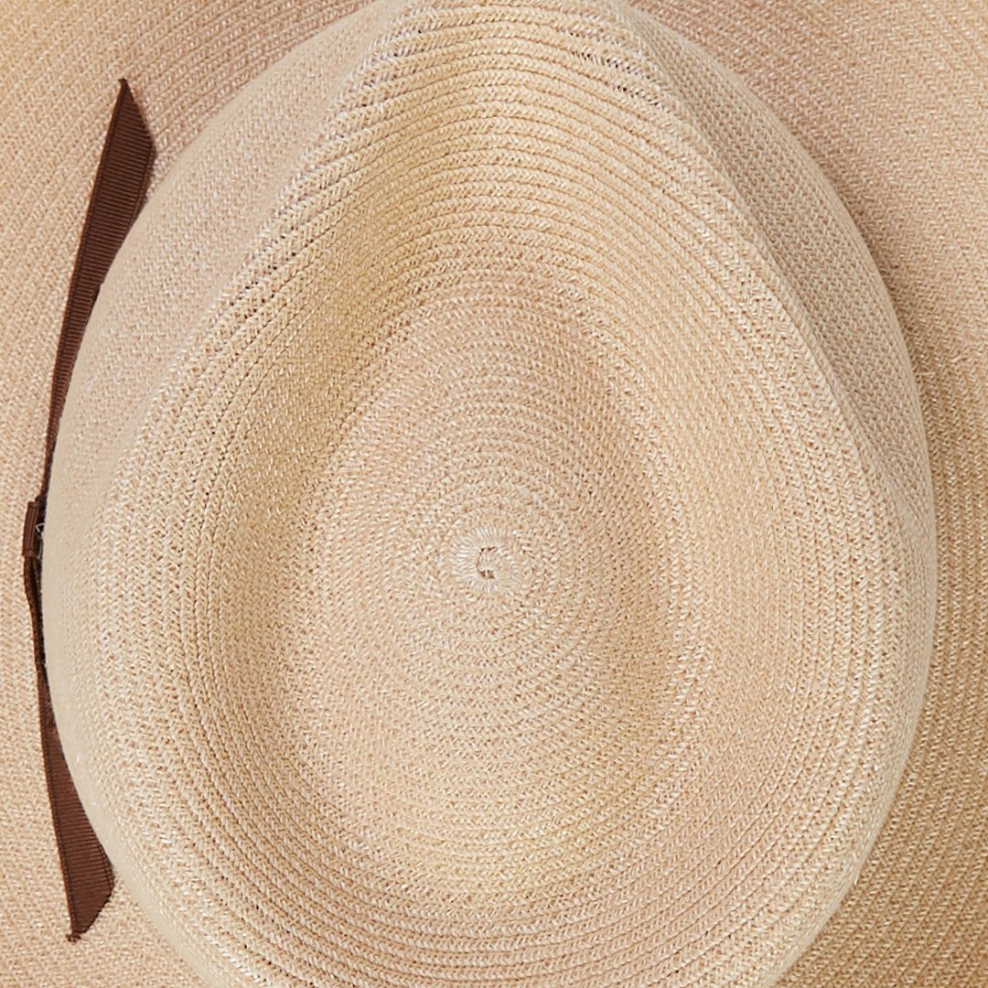 STRATOLINER HEMP FEDORA -NATURAL