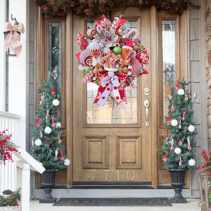 Gingerbread Christmas Wreath