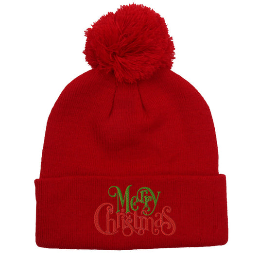 Merry Christmas Santa Knitted Hat