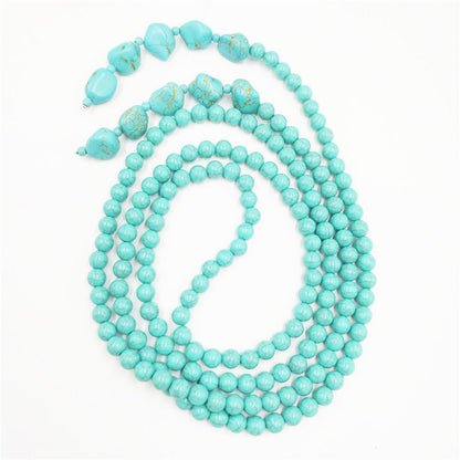 Vintage Turquoise Beaded Necklace