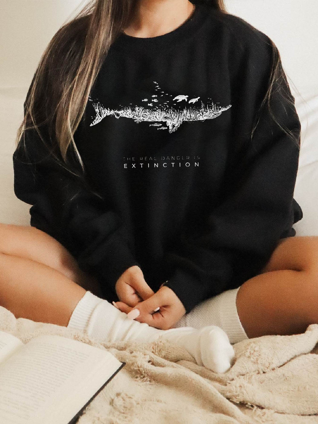 The Real Danger Is Extinction Ocean Protect Sweatshirt