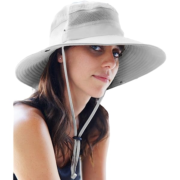 Fishing Hat UPF 50+ Wide Brim Sun Hat for Men and Women, Mens Bucket Hats with UV Protection for Hiking Beach Hats