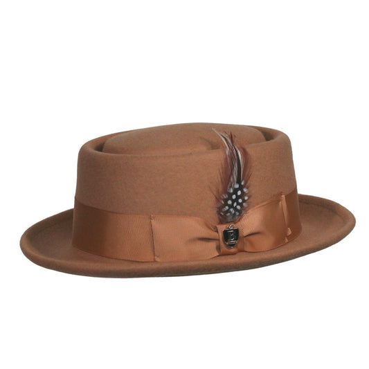 Tienda Timeless Classic Wool Pork Pie - Camel