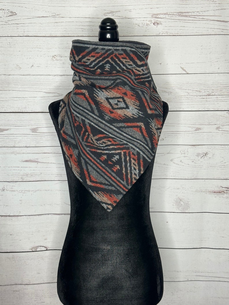 Women's Granite Western Aztec Warm Neck Hood