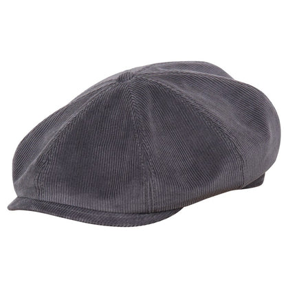 [NEW!]PEAKED CAPS Genuine Scottish Harris Tweed 8 Panels Man Cap-Shelby Corduroy