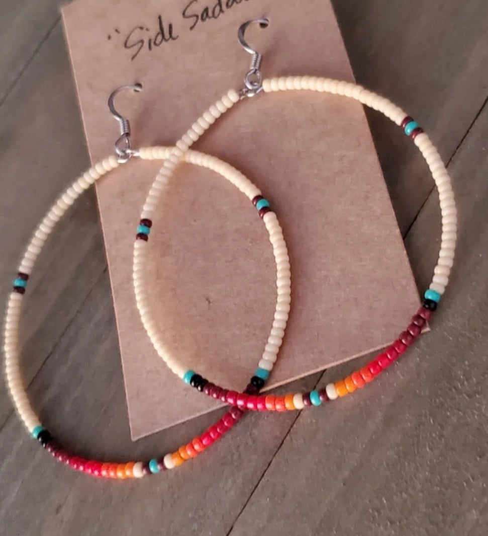 Side Saddle Large Hoop Earrings