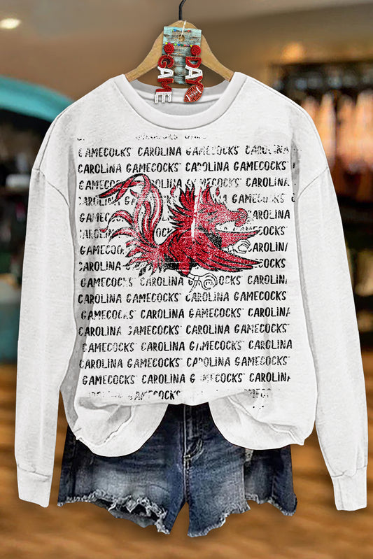 South Carolina Gamecocks Print Sweatshirt