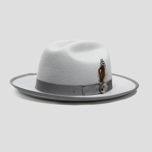 Tienda Ranch Fedora - Platinum[Fast shipping and box packing]