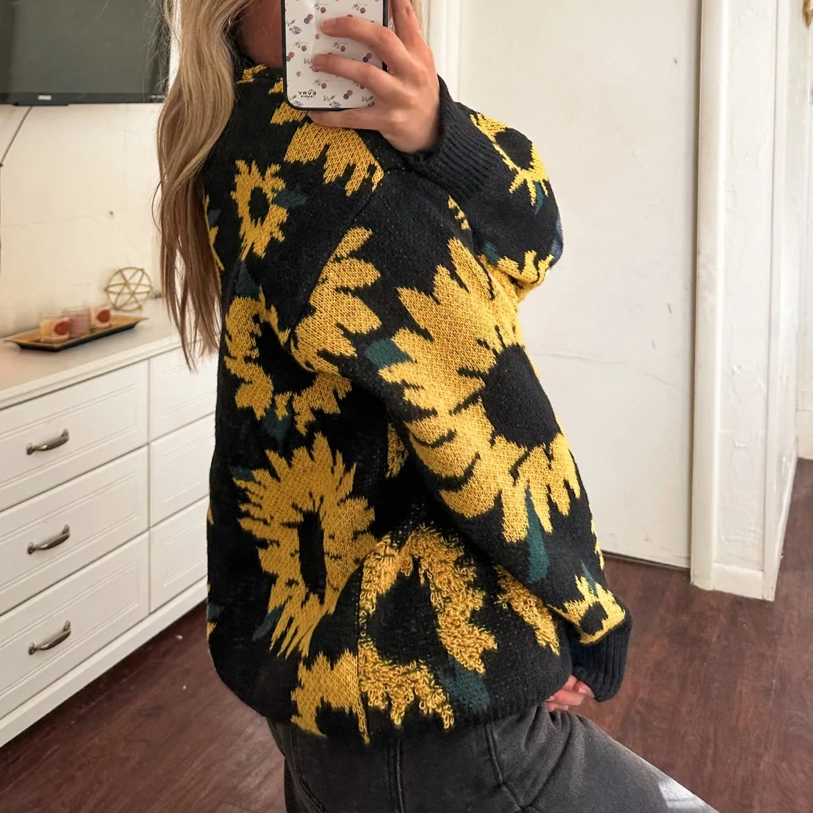 Sunflower Bloom Sweater