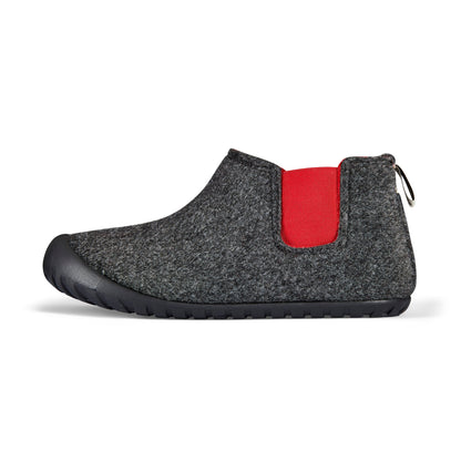 Brumby - Men's - Charcoal & Red Slippers