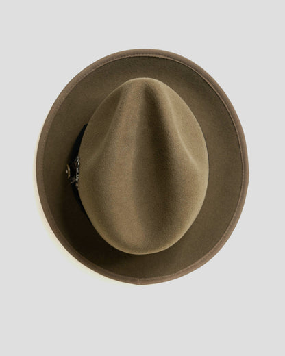 Tienda Ranch Tienda Bikary Fedora – Grey/Dark Olive [Fast shipping and box packing]