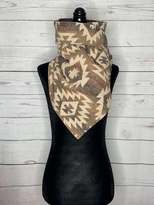 Women's Harvest Western Aztec Warm Neck Hood