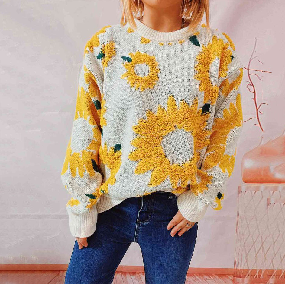 Sunflower Bloom Sweater