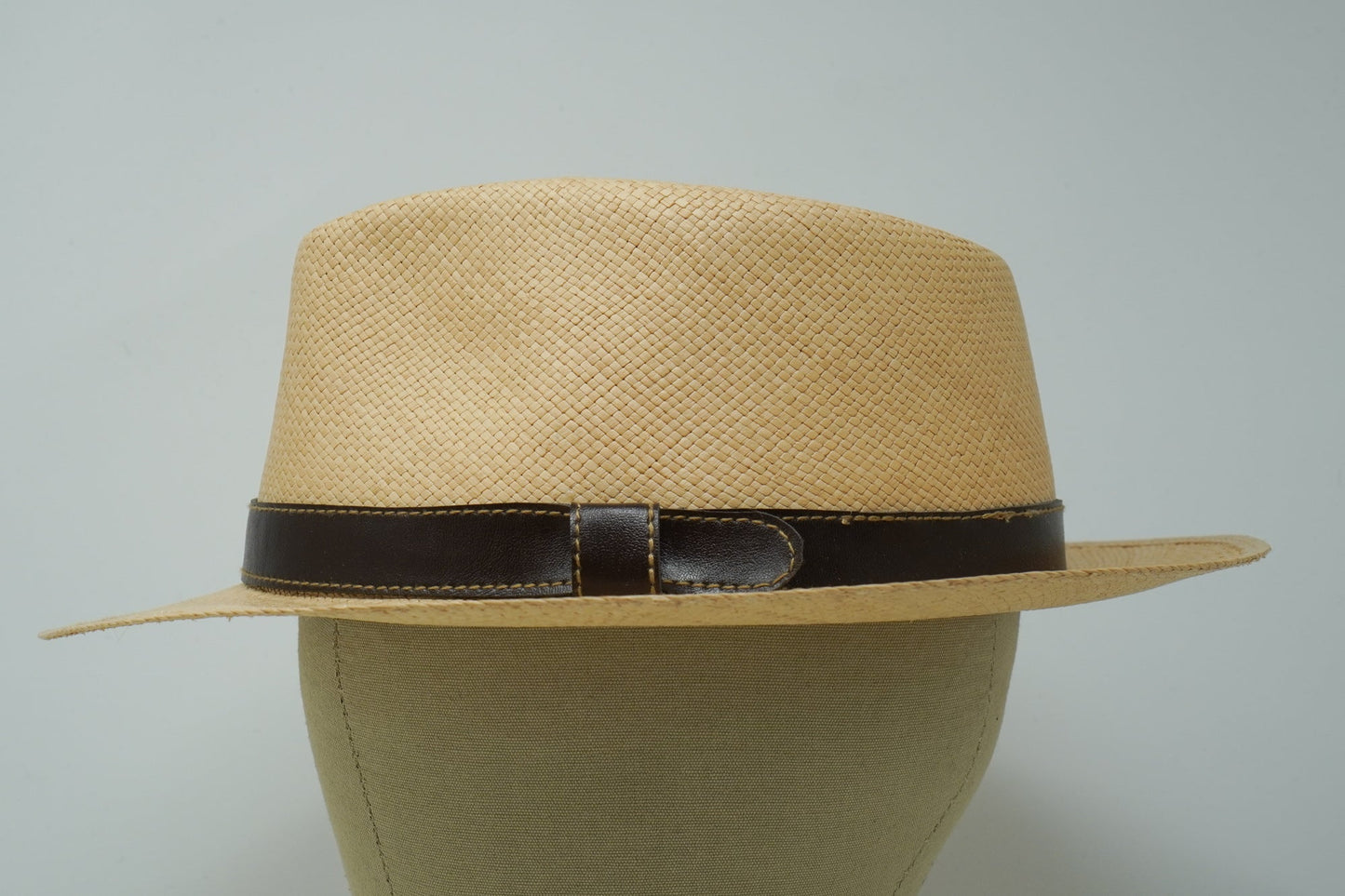 The Savanna - Leather Trimmed Teardrop Panama Hat-FREE SHIPPING