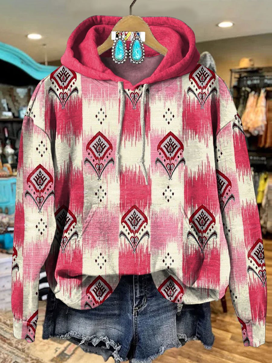 Tribal-Aztec Art Print Casual Hoodie Sweatshirt