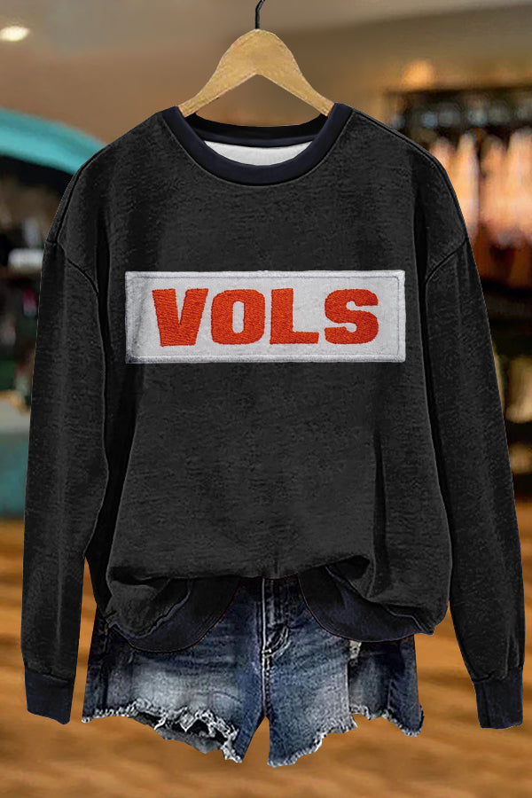 Unique Gameday Tennessee Volunteers Print Sweatshirt