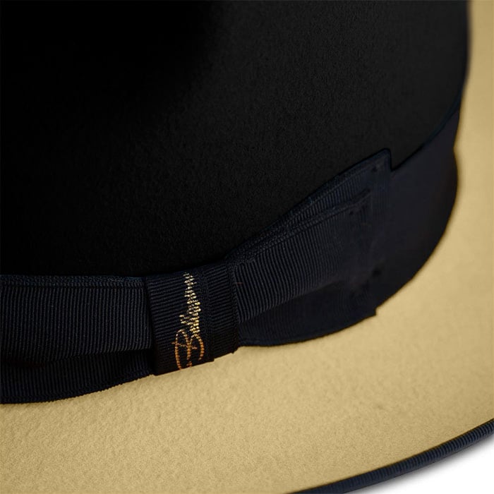 Limited - The Fox Fedora - Black Cornsilk