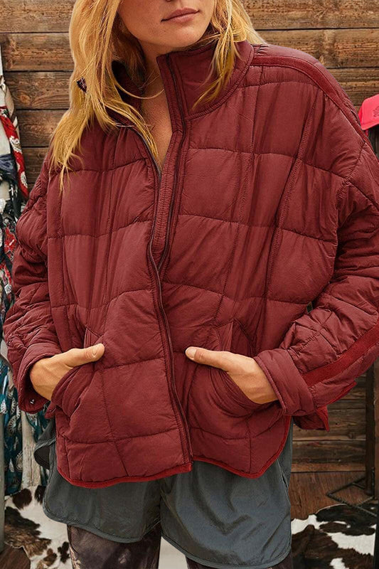 Casual Loose Lightweight Quilted Jacket