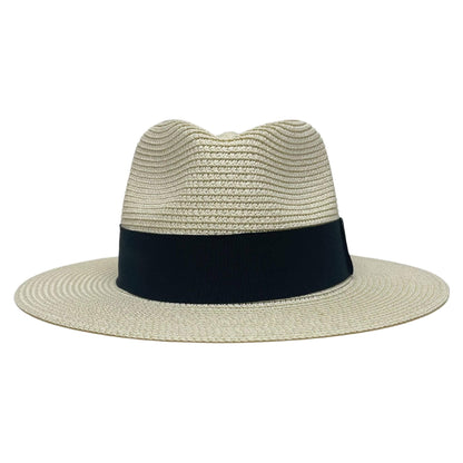 Afternoon - Womens Fedora Straw Hat