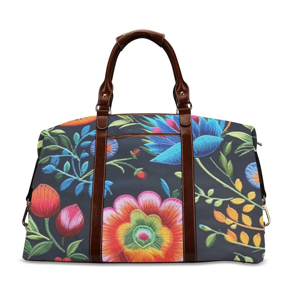 Talavera Floral Print Large Travel Flight Bag