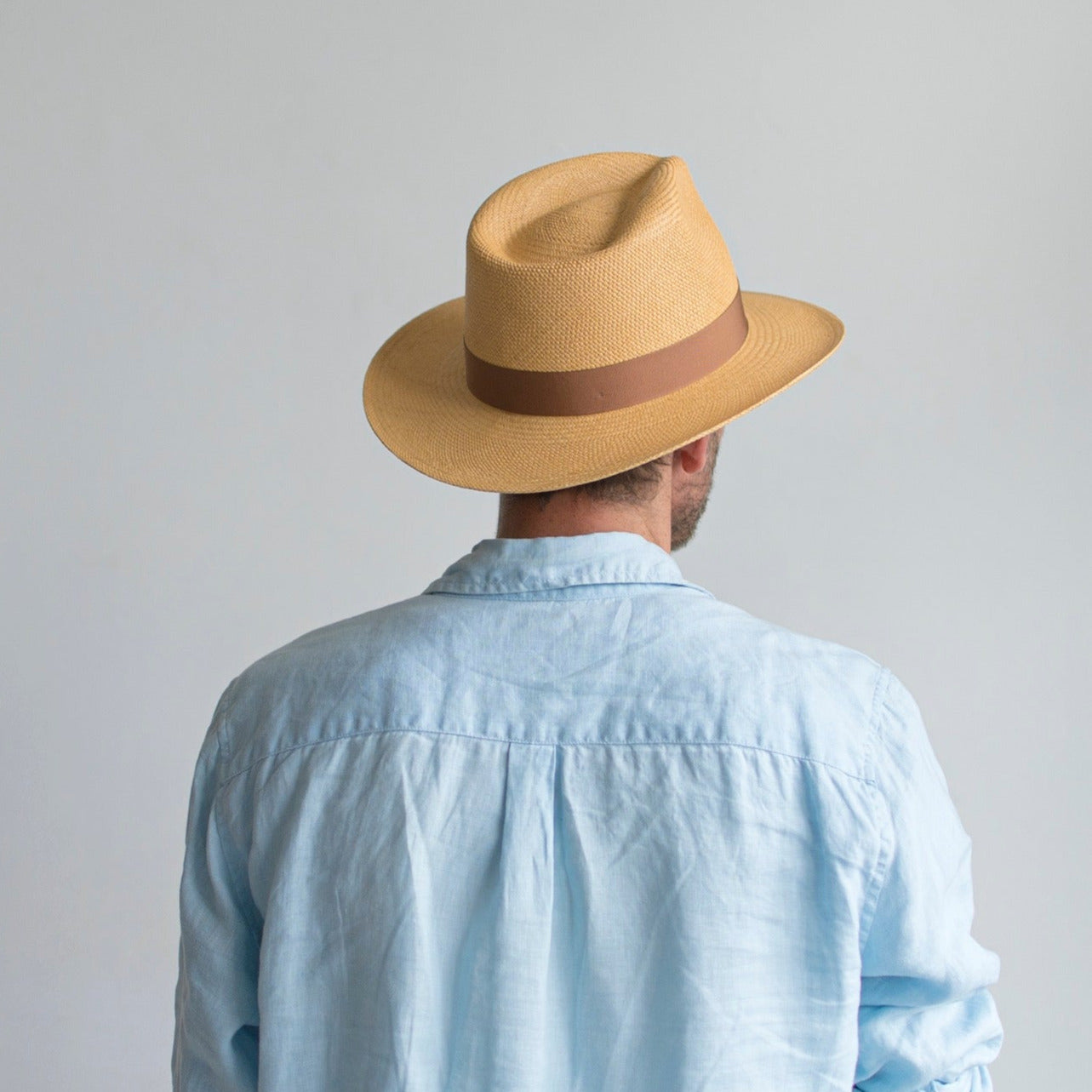 [New Arrivals!]Panama Tabacco Western Fedora Buttero Grosgrain