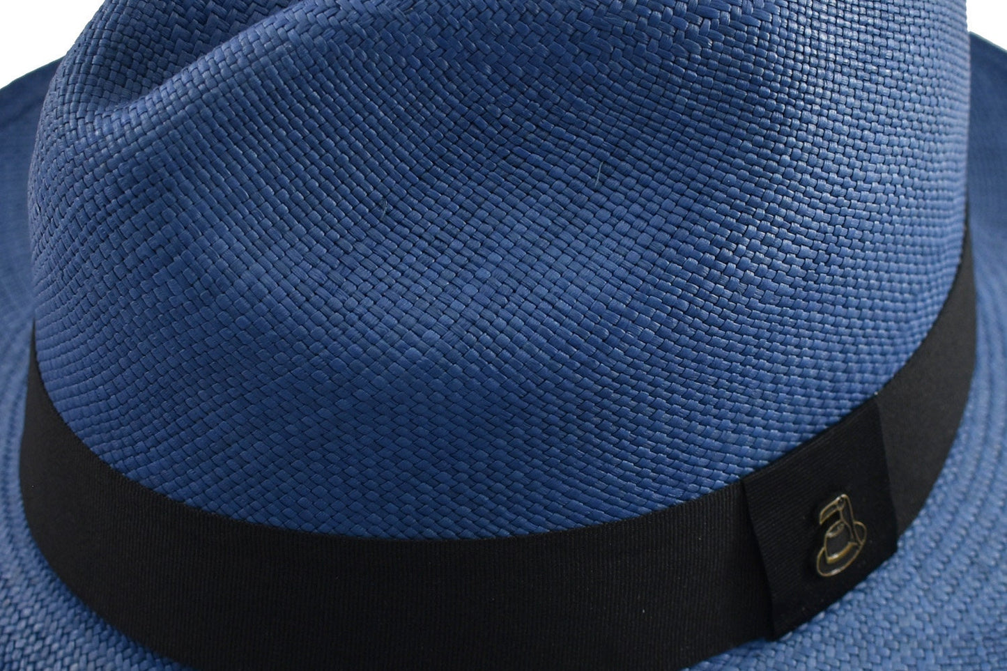 Advanced Original Panama Hat-Electric Blue Toquilla Straw-Handwoven in Ecuador(HatBox Included)