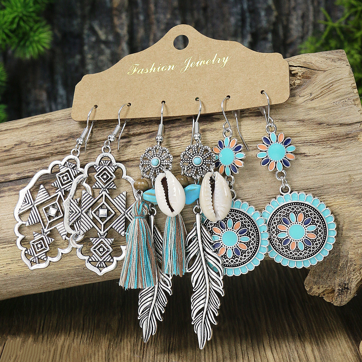 Women's Bohemian Multi-piece Set Earrings