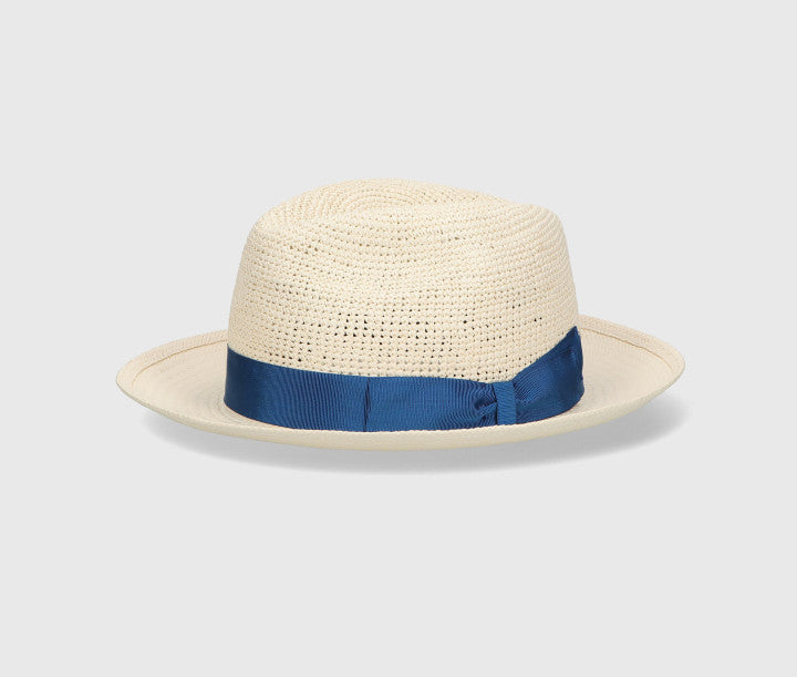 Miller Ranch Fedora -CROCHET PANAMA [Fast shipping and box packing]