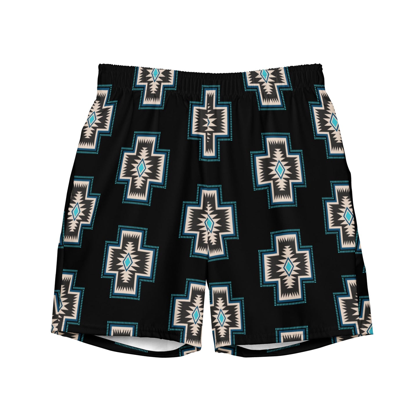 Yeehaw Southwest Cross Men's Swim Trunks