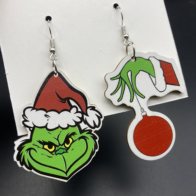 Christmas Grinch Earrings