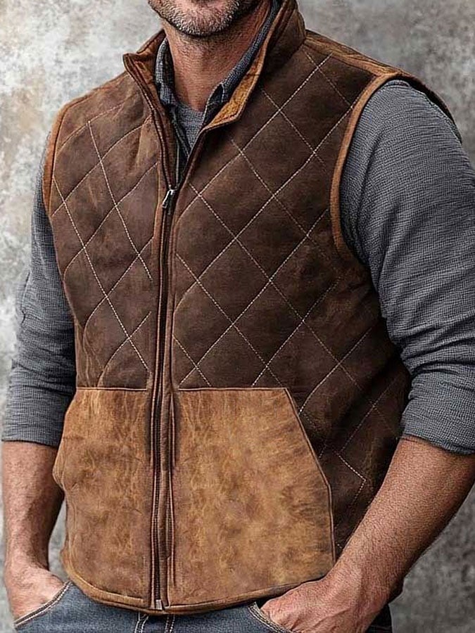 Men's Retro Western Style Casual Vest