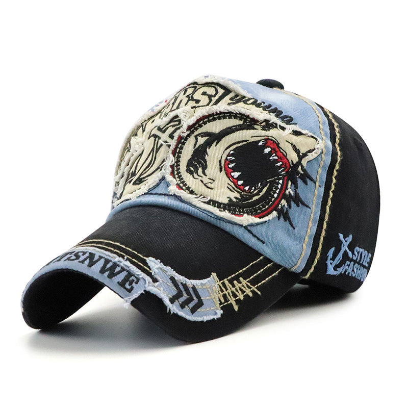 Men & Women Baseball Cap/Shark Outdoor Fitted Hat