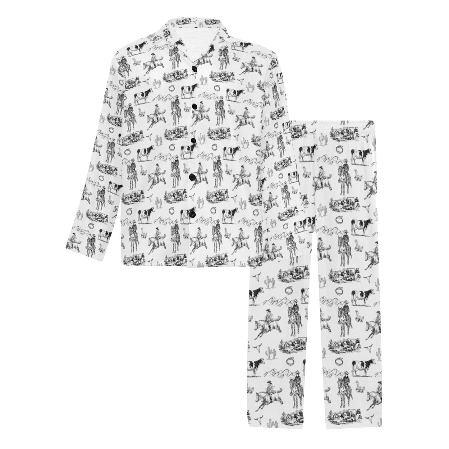 Ranch Life Men's Western Pajama Set